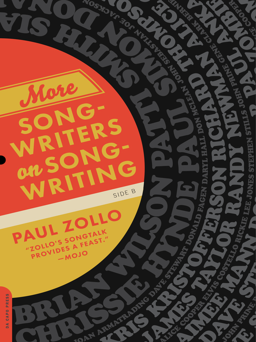 Title details for More Songwriters on Songwriting by Paul Zollo - Available